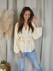 Maeva blouse beige