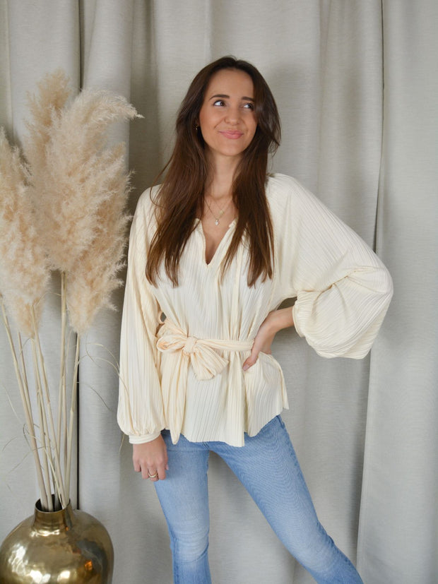 Maeva blouse beige