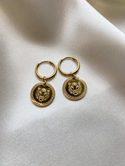 Oh my leo earrings