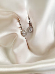 Sparkle silver earrings