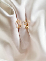 Sparkle chain earrings