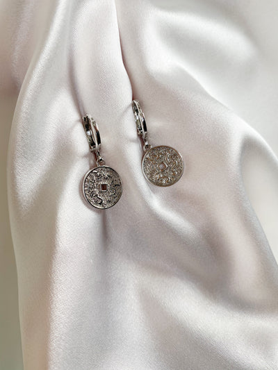 Didi silver earrings